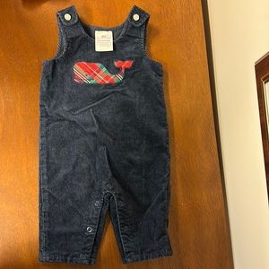 Vineyard vines whale overalls 3-6 months